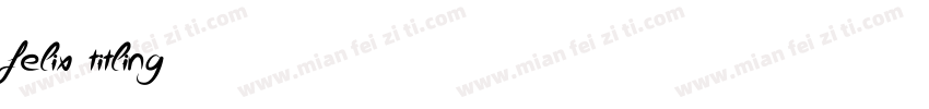 felix titling字体字体转换